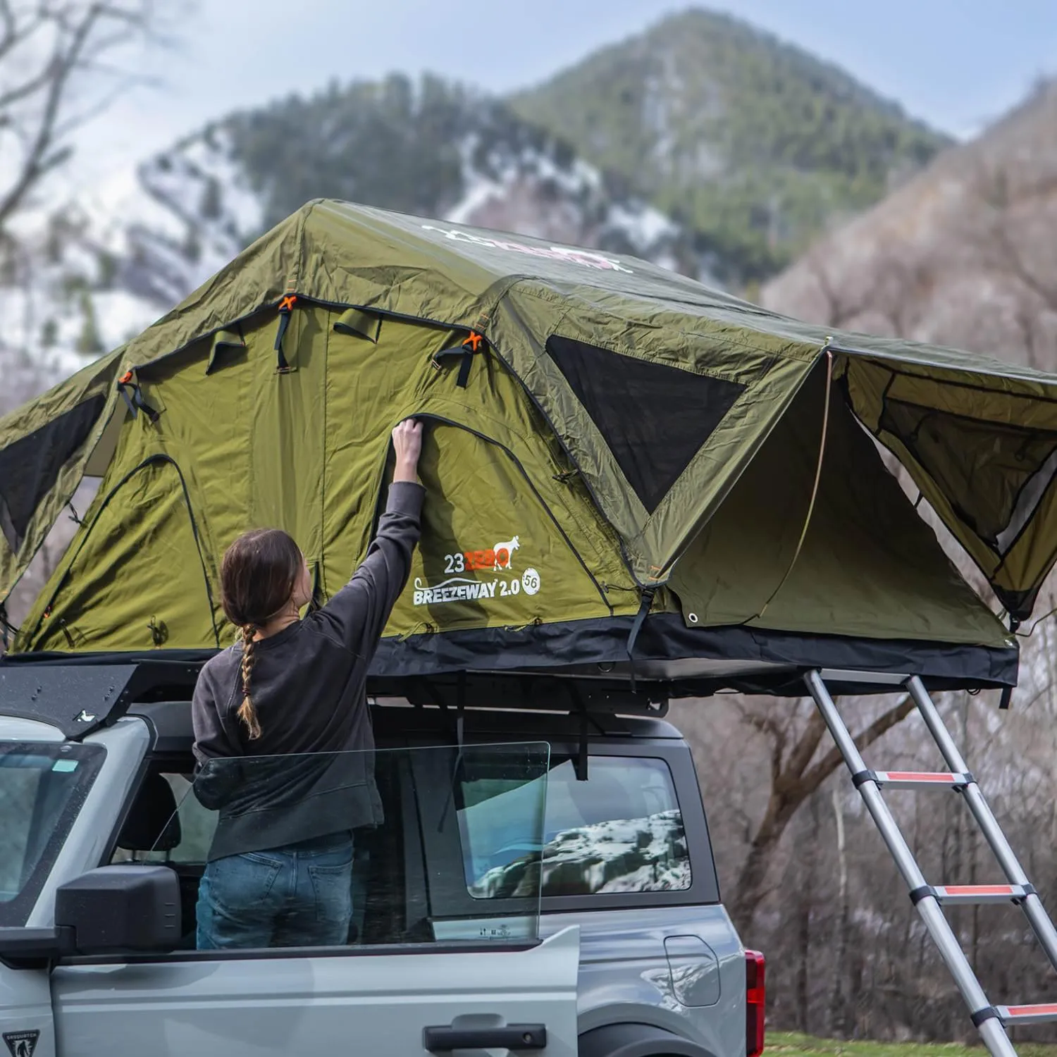 23ZERO BREEZEWAY 2.0  72" Rooftop Tent