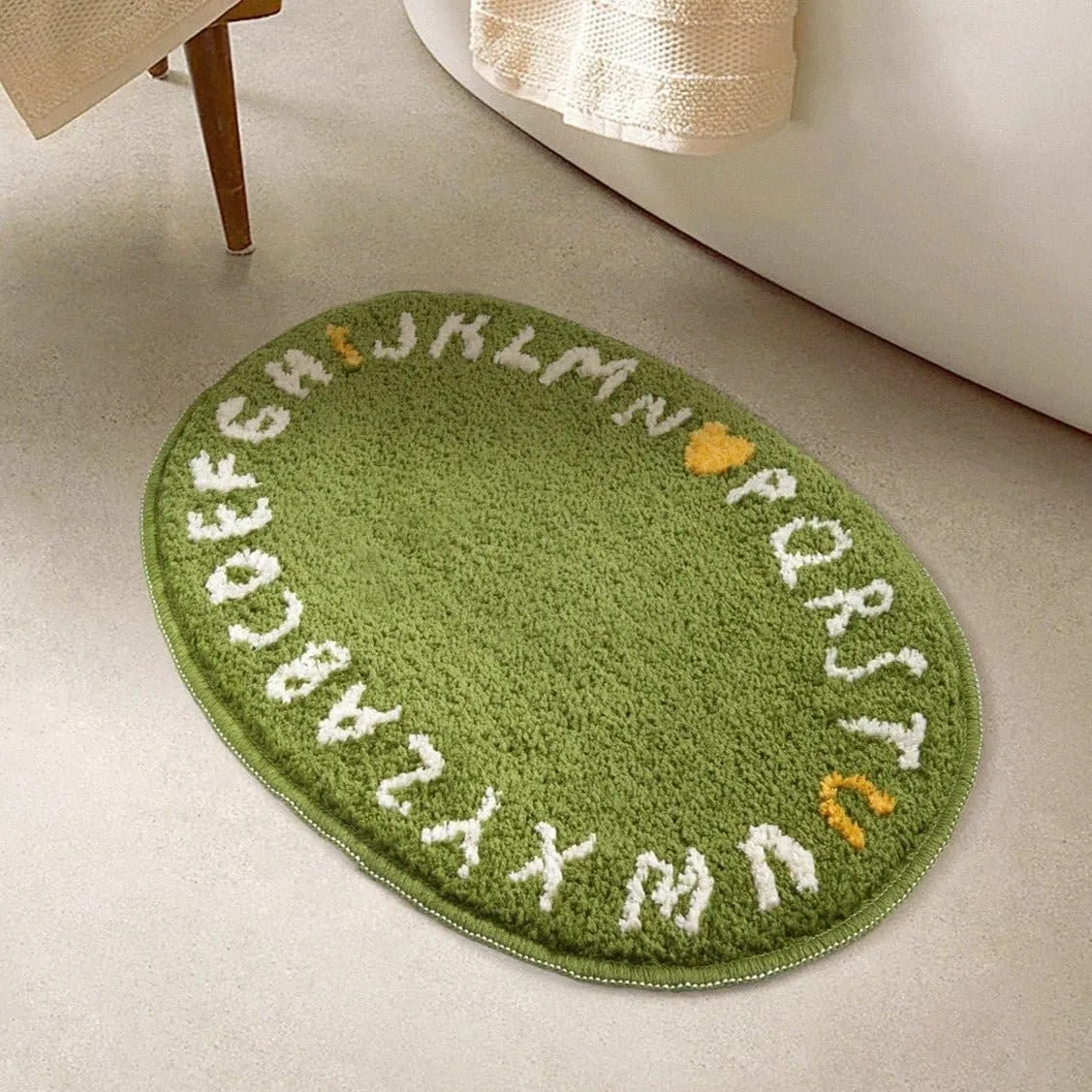 Alphabet Oval Mat