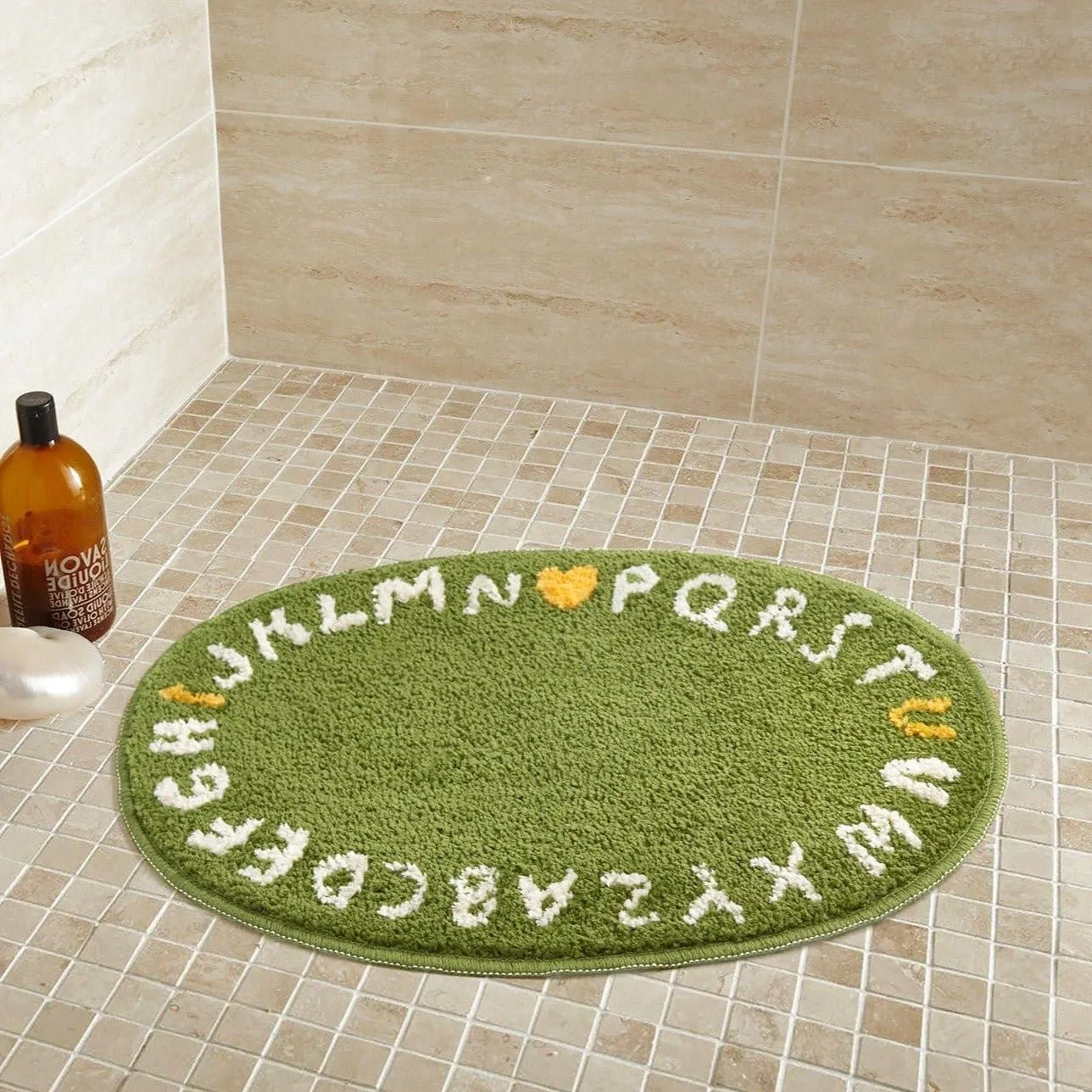 Alphabet Oval Mat