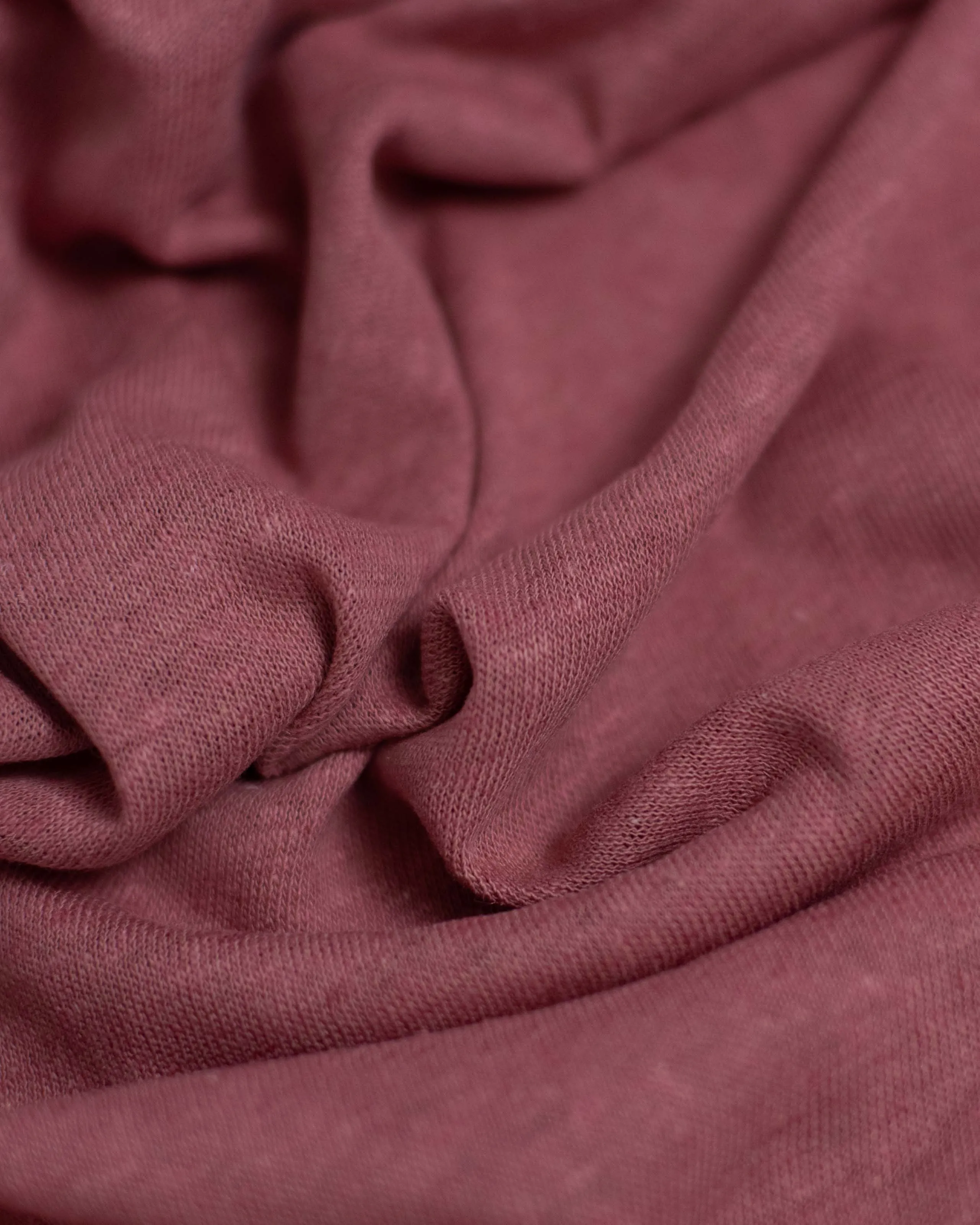 Antique Rose Cotton & Linen Jersey