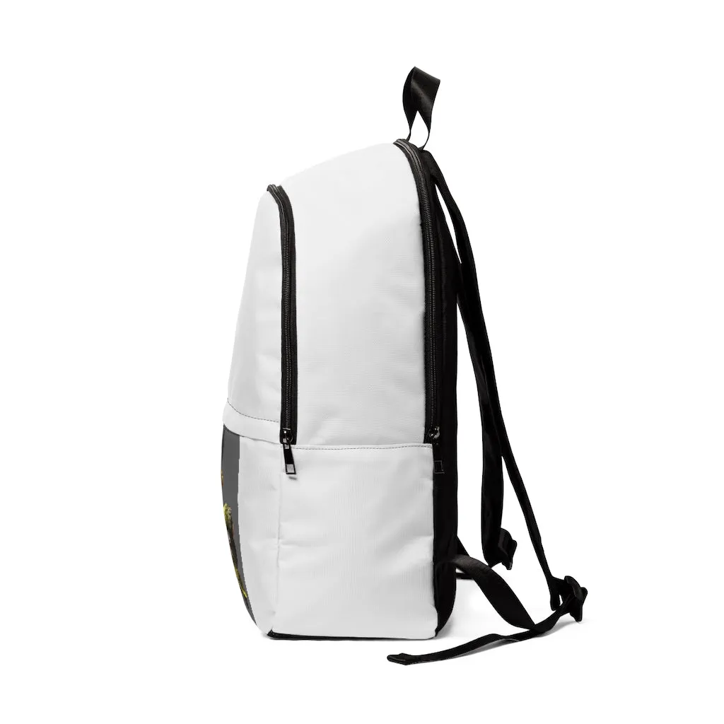 Black Amara Unisex Fabric Backpack