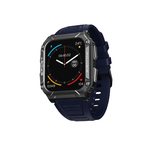 boAt Wave Force 2 | Smart Watch with 1.96" (4.97cm) HD Display, BT Calling, Built-in compass, SpO2 & Heart rate Monitoring