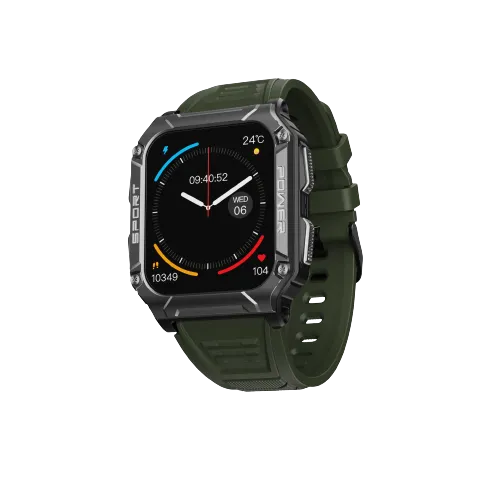 boAt Wave Force 2 | Smart Watch with 1.96" (4.97cm) HD Display, BT Calling, Built-in compass, SpO2 & Heart rate Monitoring