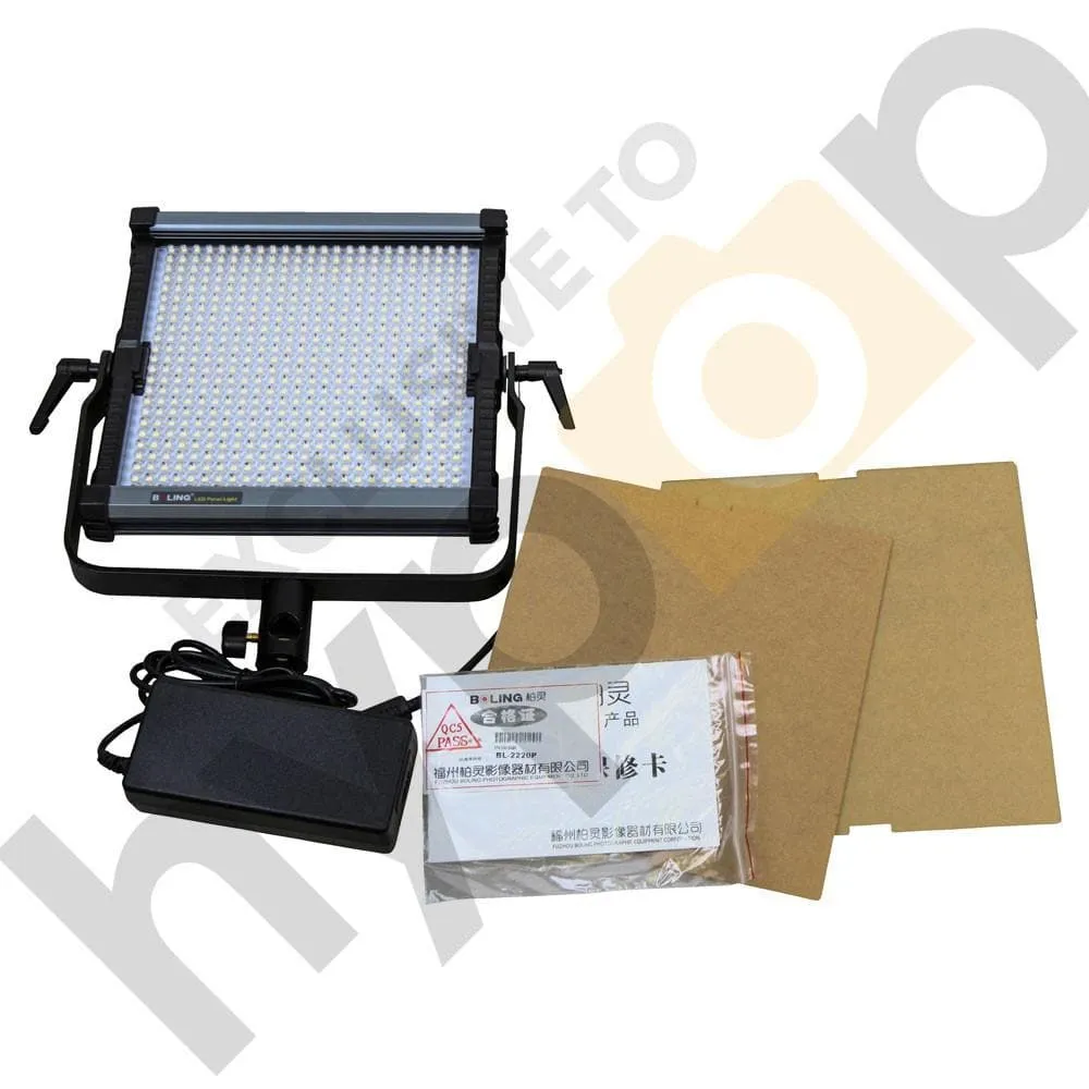 Boling 3x 2220P LED Video & Photography Continuous Portable Lighting Kit (11,400 Lumens at 1M)