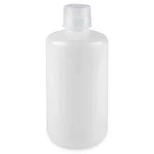 Bottle, Narrow Mouth, Round, HDPE,1000mL