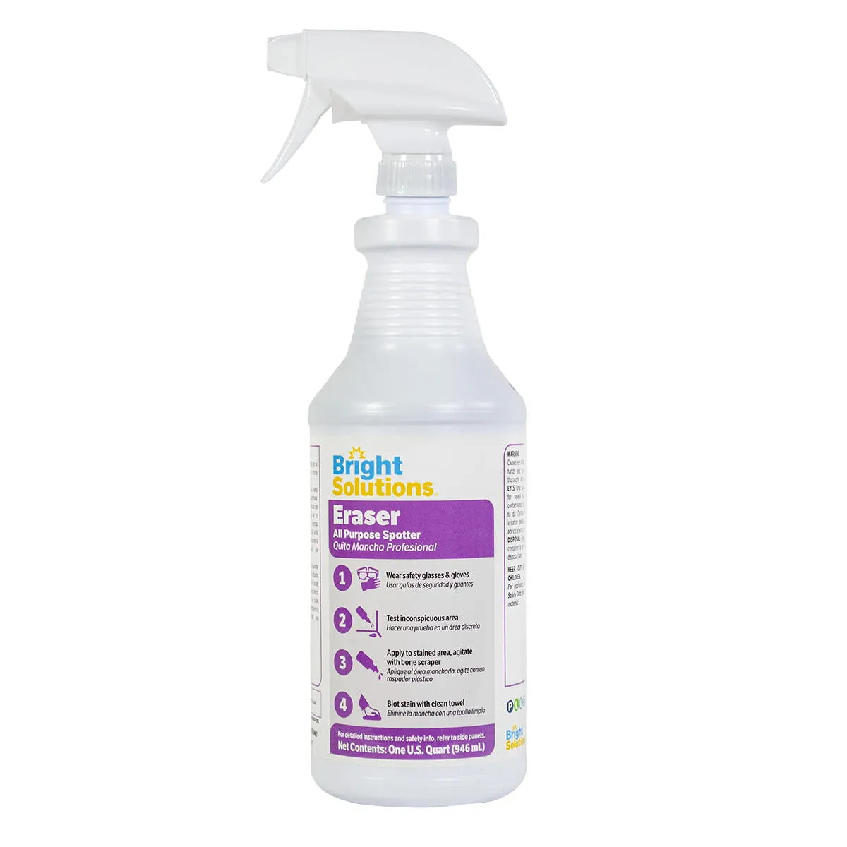 Bright Solutions® 'Eraser' All Purpose Spotter (32 oz Spray Bottles) - Case of 12