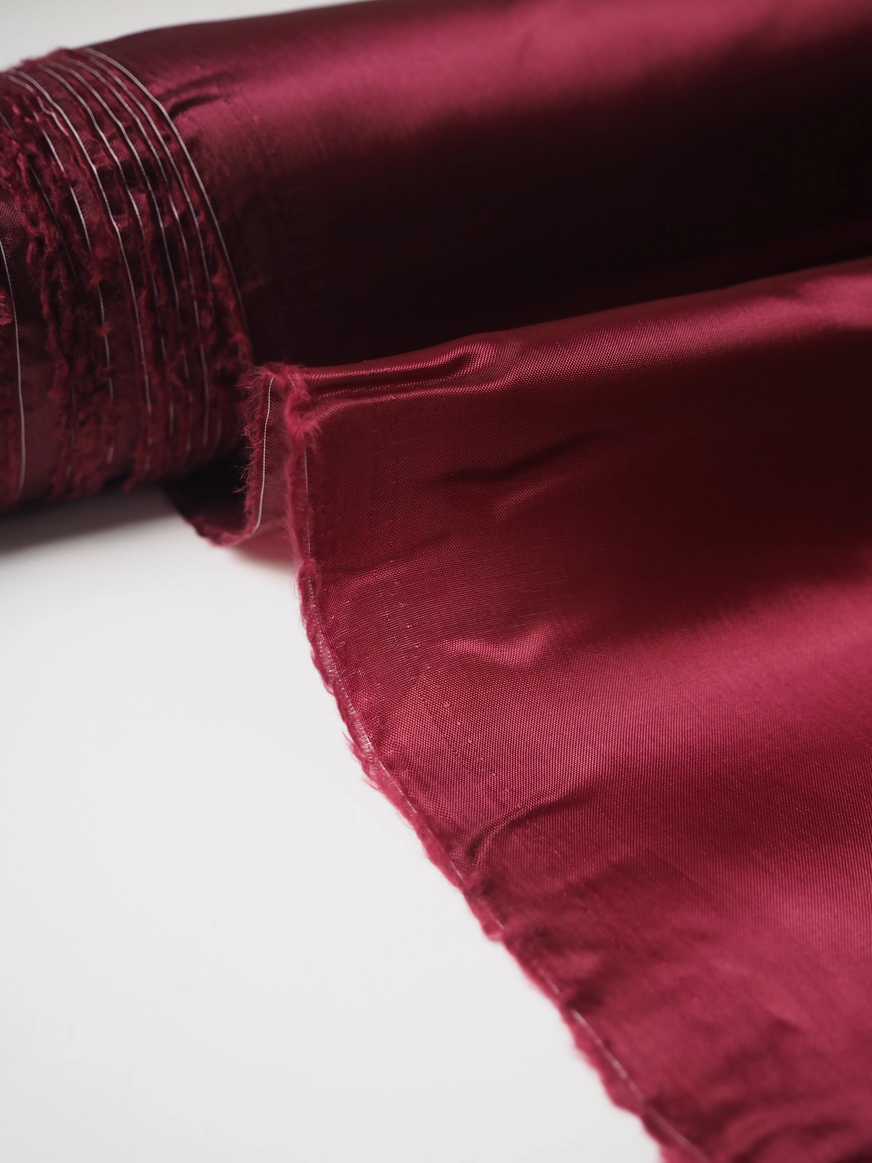 Burgundy Cupro Satin Lining