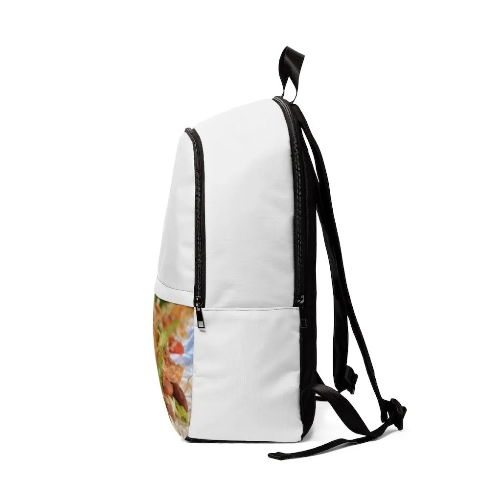 Chicken Burrito Unisex Fabric Backpack