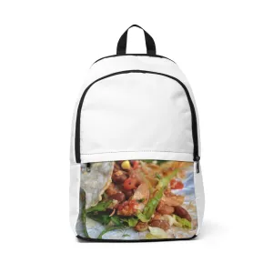 Chicken Burrito Unisex Fabric Backpack