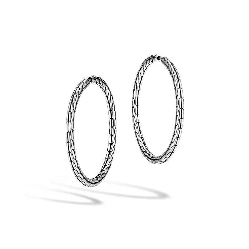 Classic Chain Medium Hoop Earring