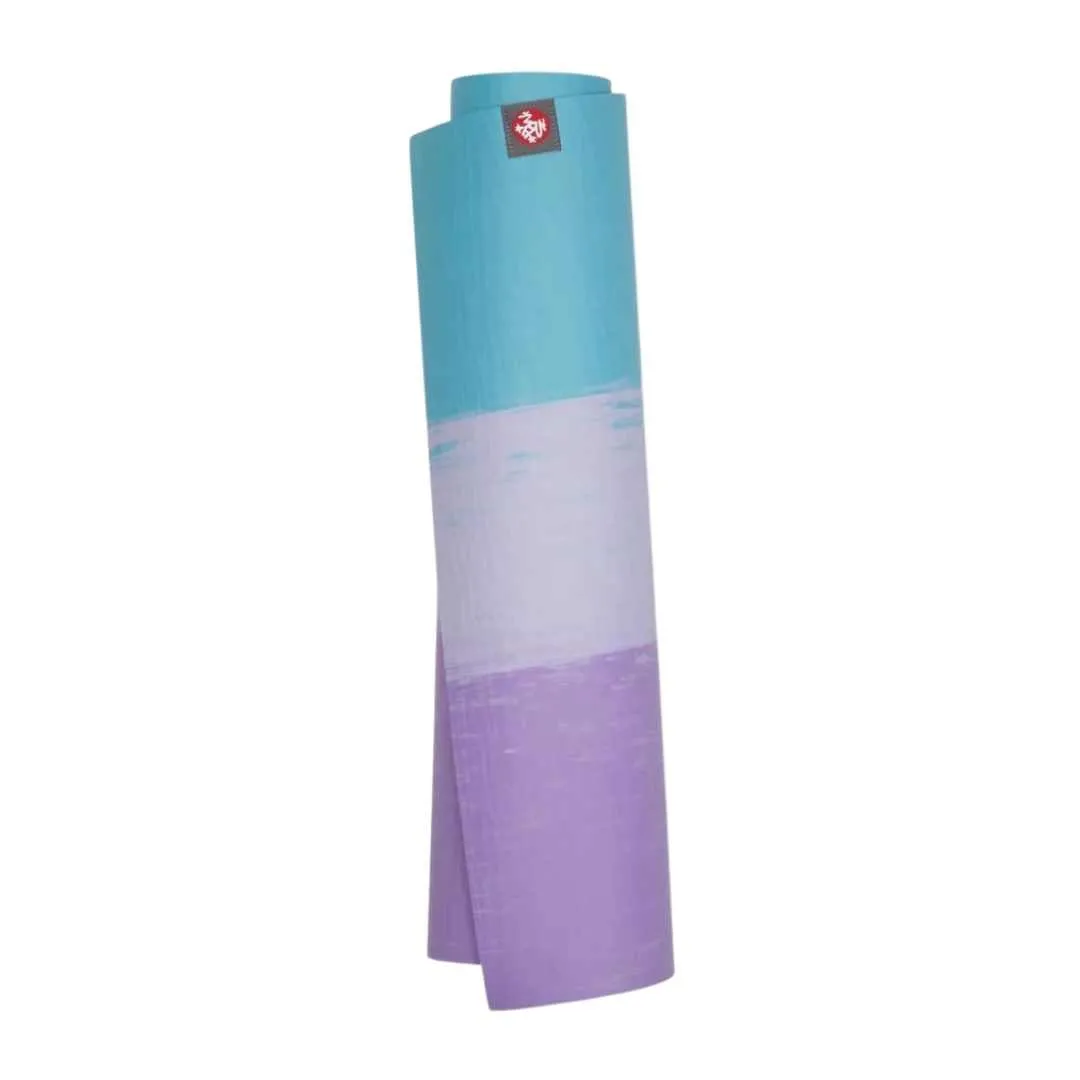 EKO LITE YOGA MAT 4MM - AQUA STRIPE - 71 INCHES