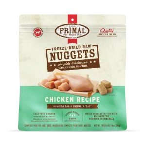 Freeze-Dried Raw Nuggets Dog Food <br> Chicken Recipe