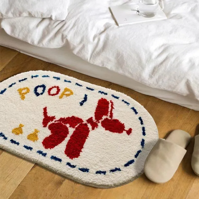 Funny Cartoon Absorbent Bathroom Rug