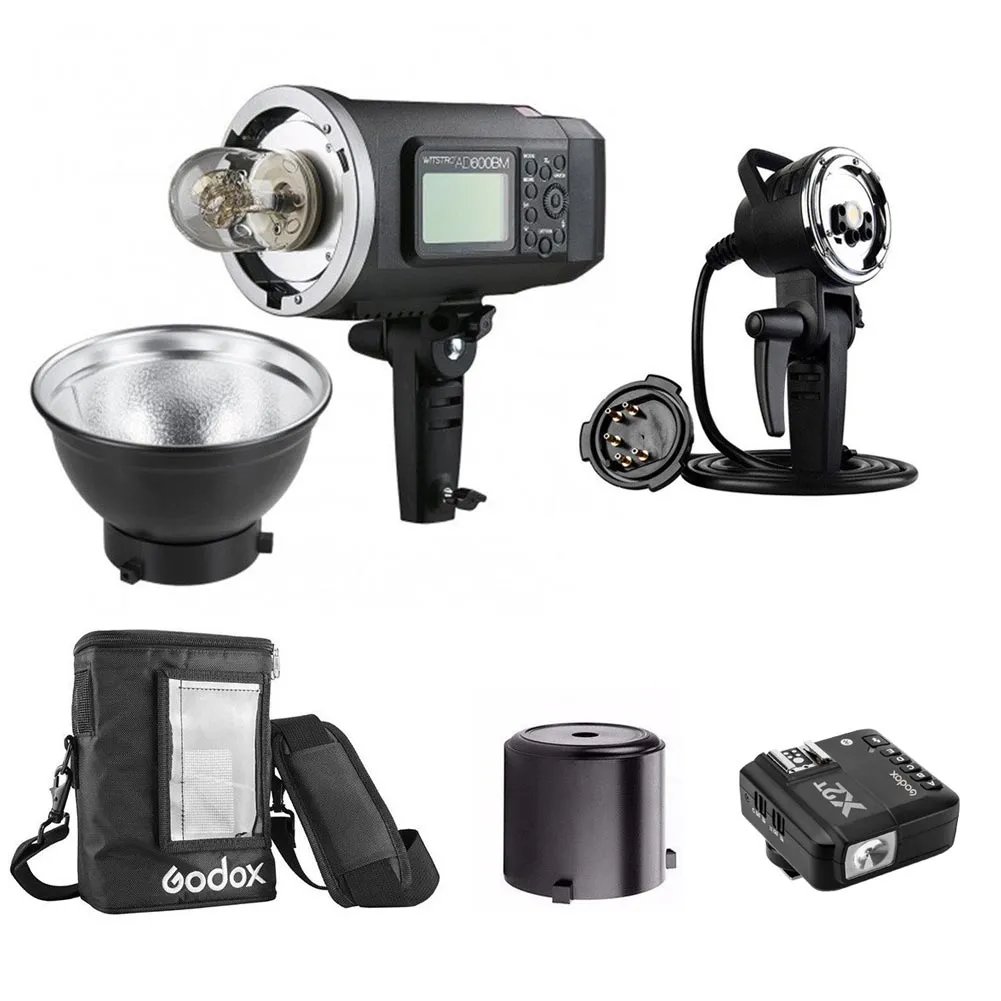 Godox AD600BM Witstro 2.4GHz Manual Studio Flash Strobe Complete Kit (Bowens) - Bundle