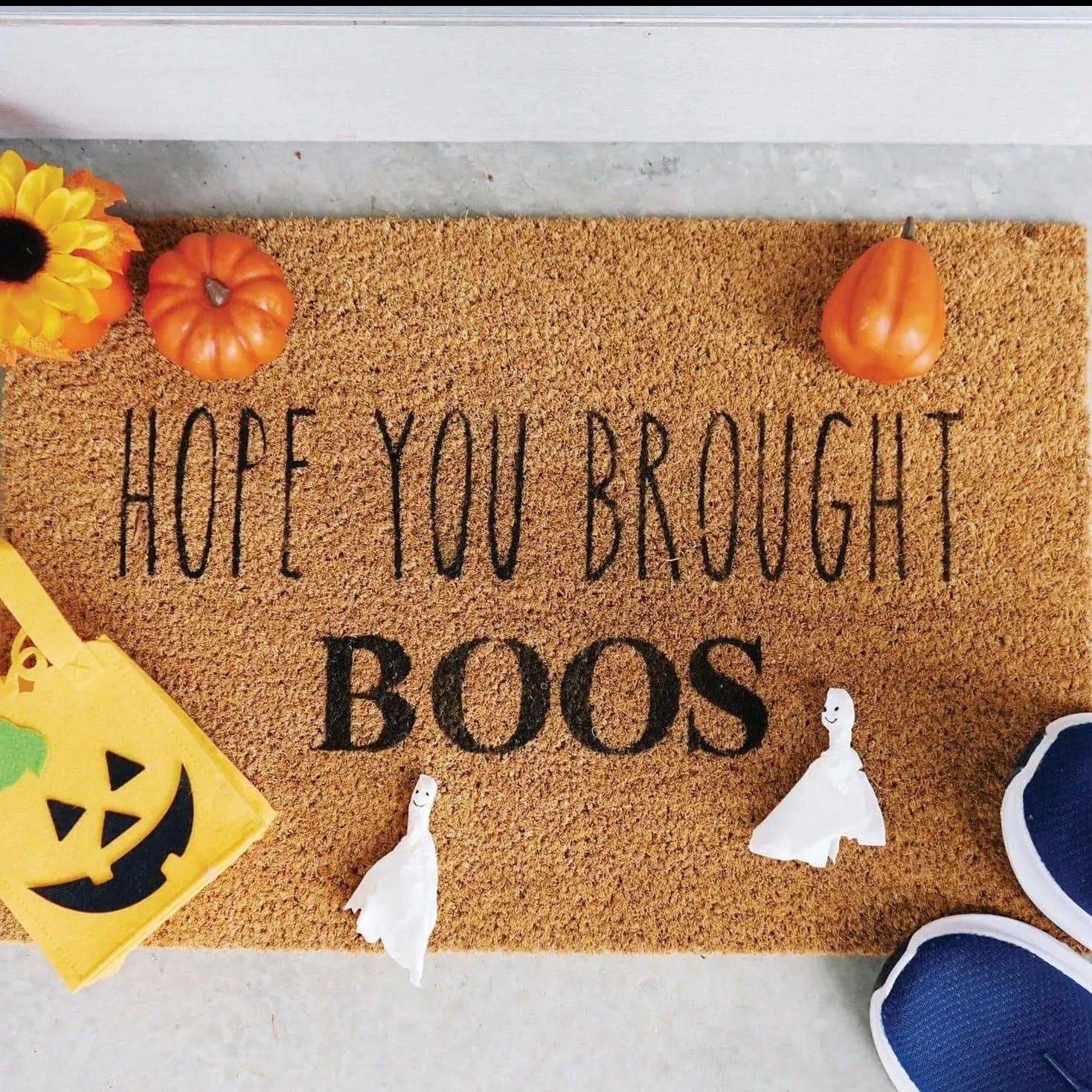 Hope You Brought Boos | Door Mat