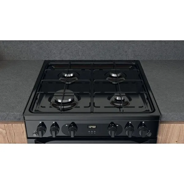 Hotpoint HDM67G0CMBUK Double Cooker Black