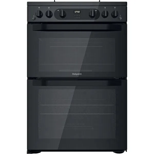 Hotpoint HDM67G0CMBUK Double Cooker Black