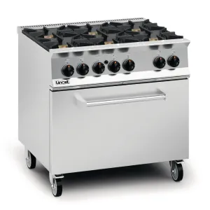 Lincat Opus 800 Propane Gas 6 Burner Range with Drop Down Door OG8002/P