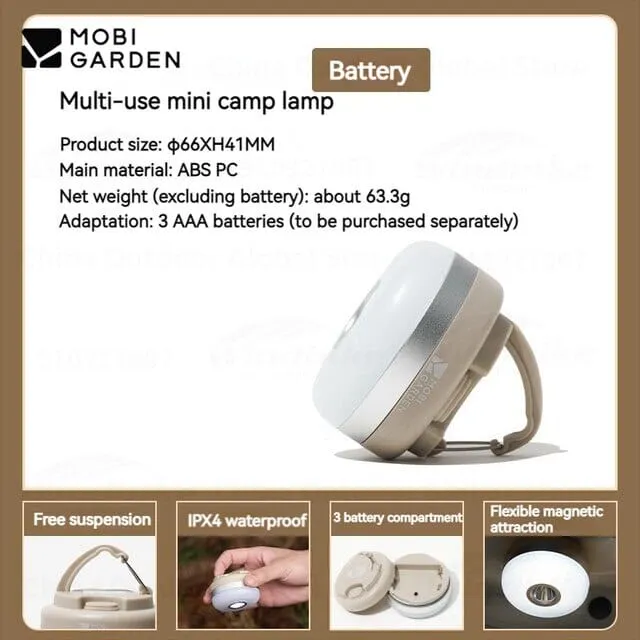 MOBI GARDEN Zero Peak Camping Lamp