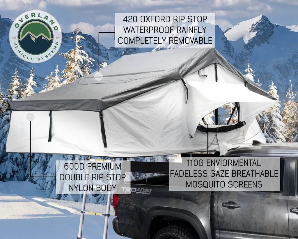 Overland Vehicle Systems Nomadic 3 Arctic White Rooftop Tent