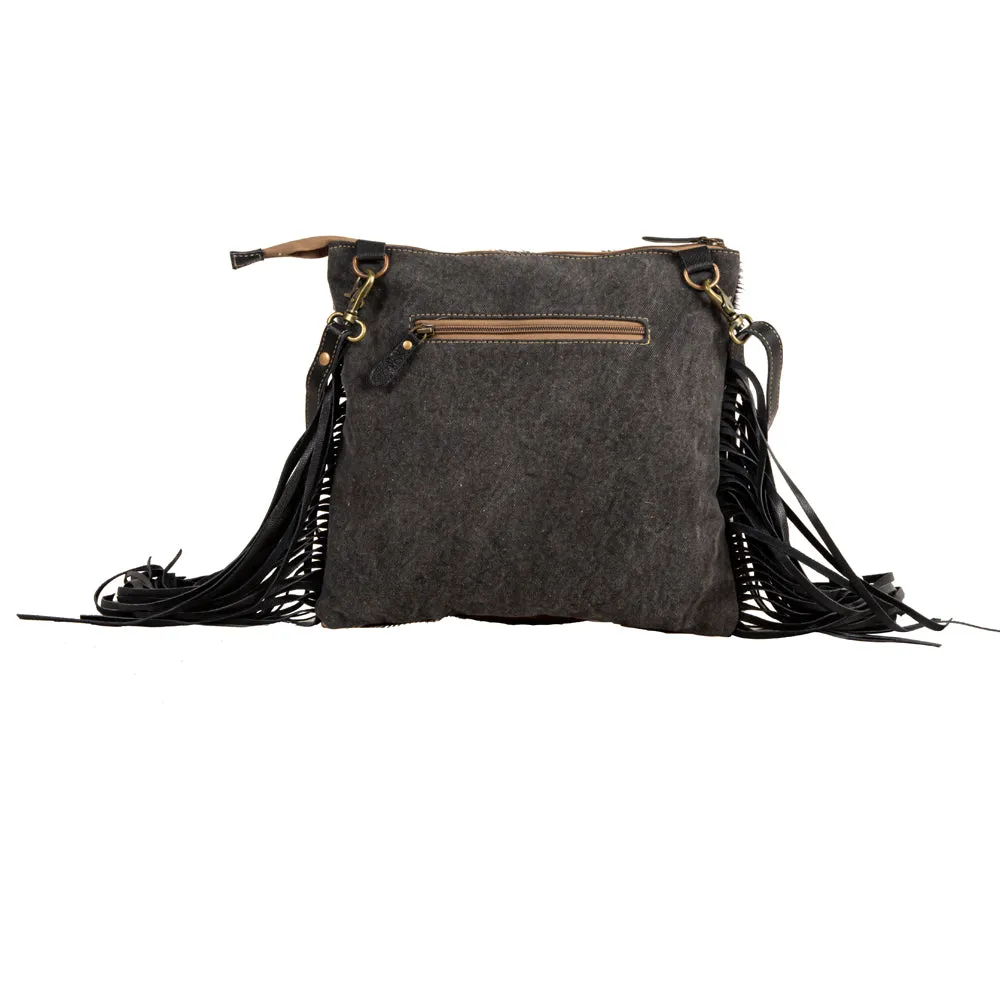 Tumbleweed Trail Fringed Hand-Tooled Bag