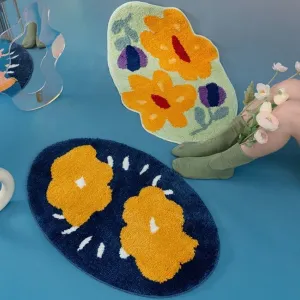 Twin Flowers Mat