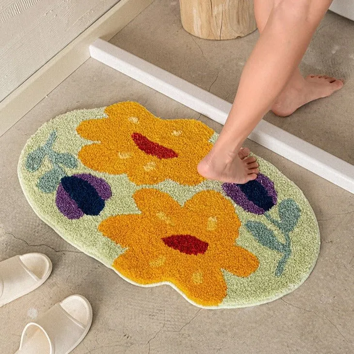 Twin Flowers Mat