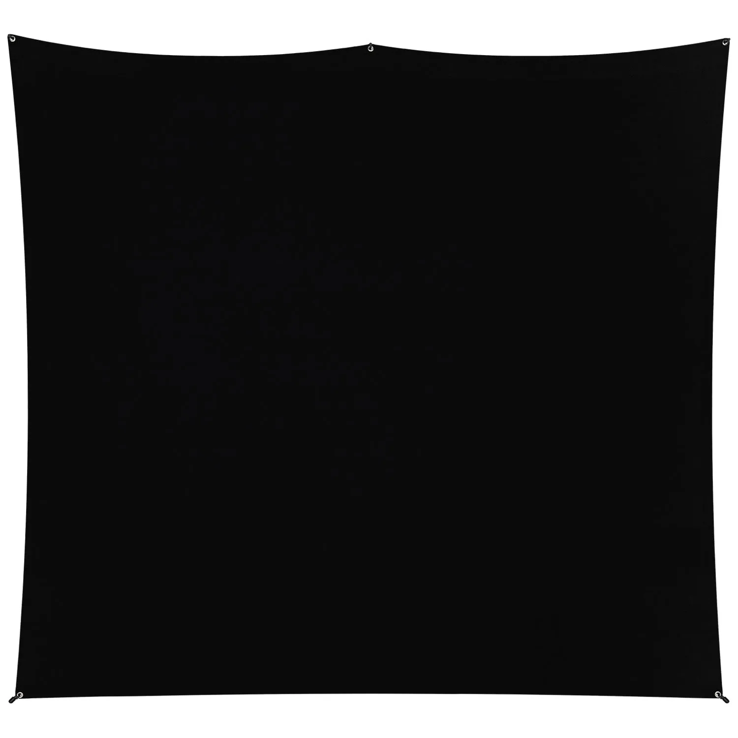 X-Drop Pro Wrinkle-Resistant Backdrop Kit - Rich Black (8' x 8')